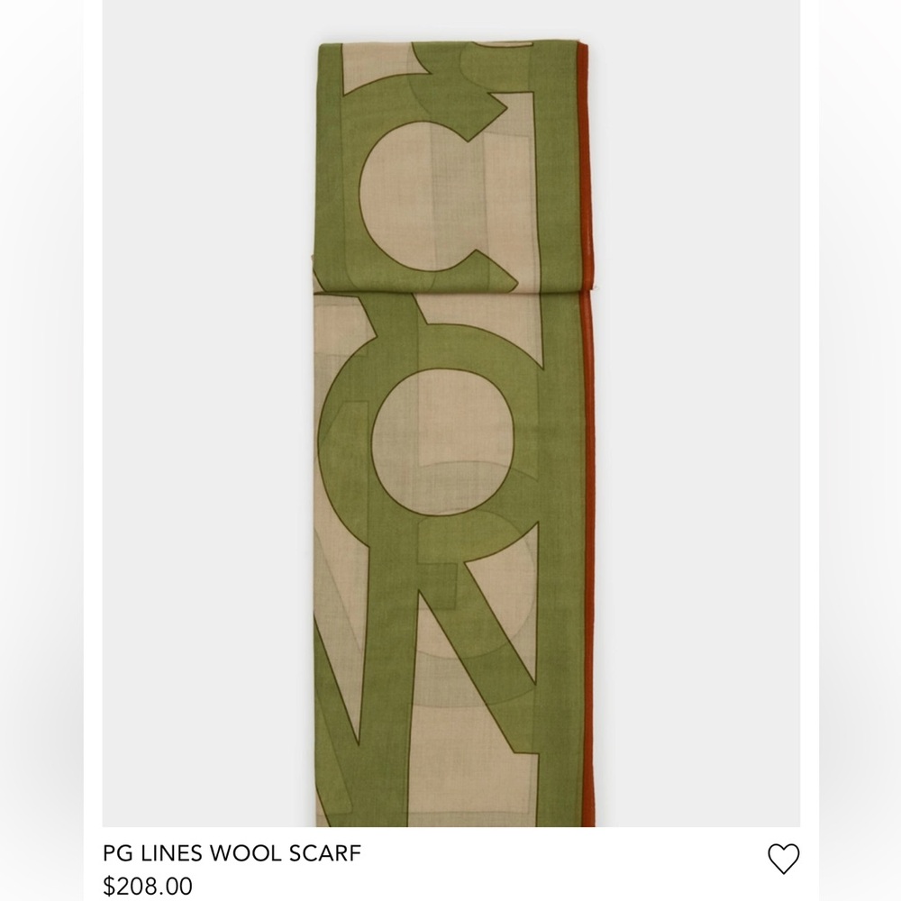 Purificacion Garcia PG Lines Wool Scarf (a)